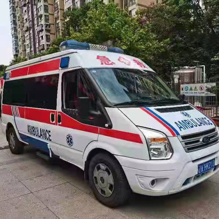 凯里长途救护车护送病人返乡